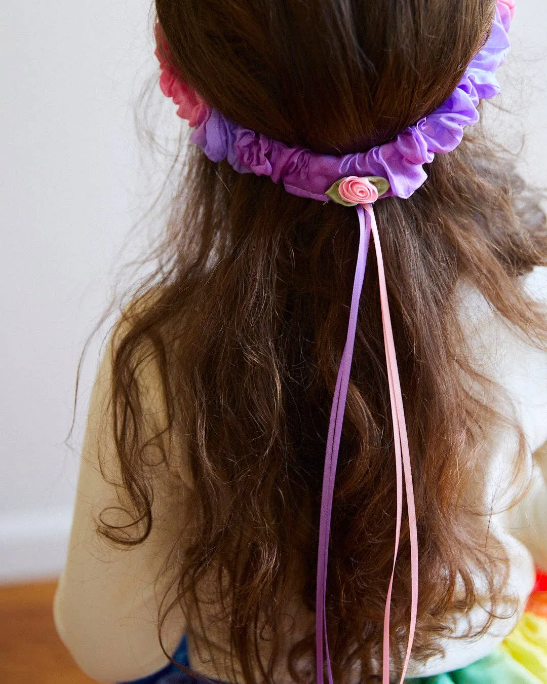 100% Silk Headbands for Dress Up Rainbow