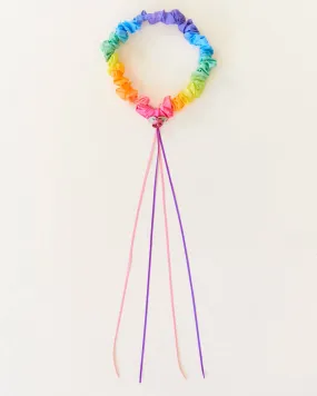 100% Silk Headbands for Dress Up Rainbow