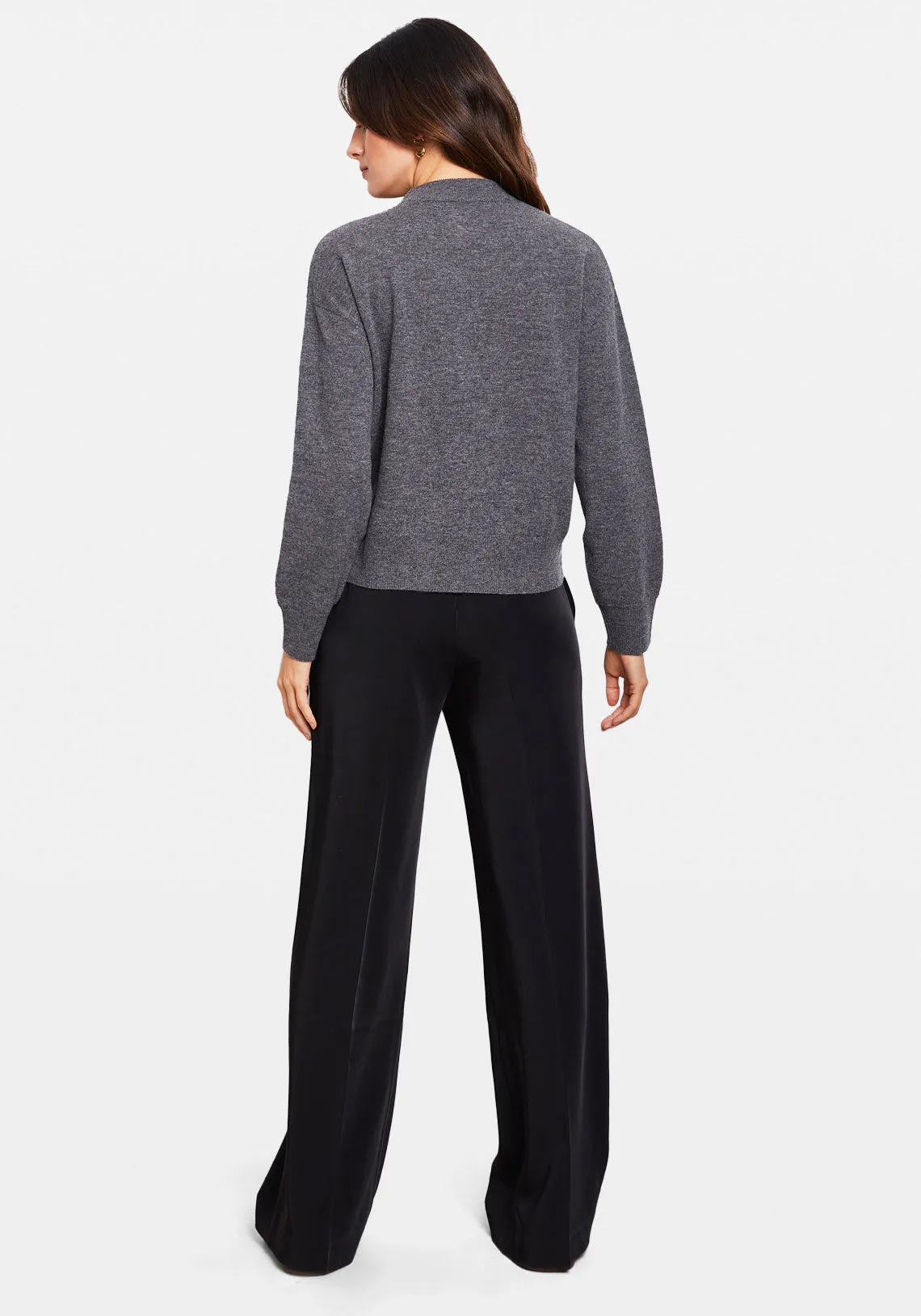 AMARIS CREW NECK DARK GREY