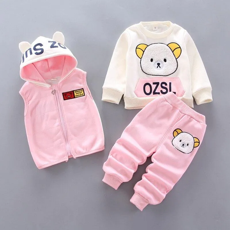 Autumn Winter Newborn Girls Clothing Sets Toddler