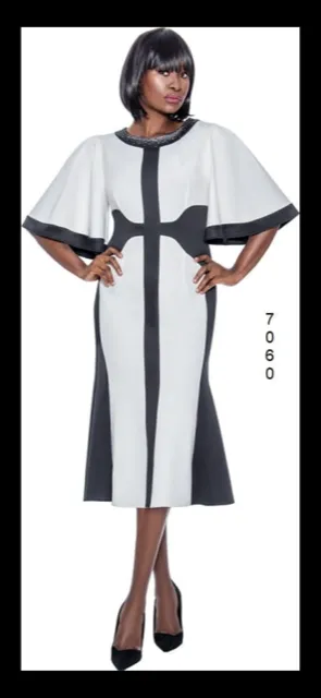 Beautiful Flowing Dress with Black Trim