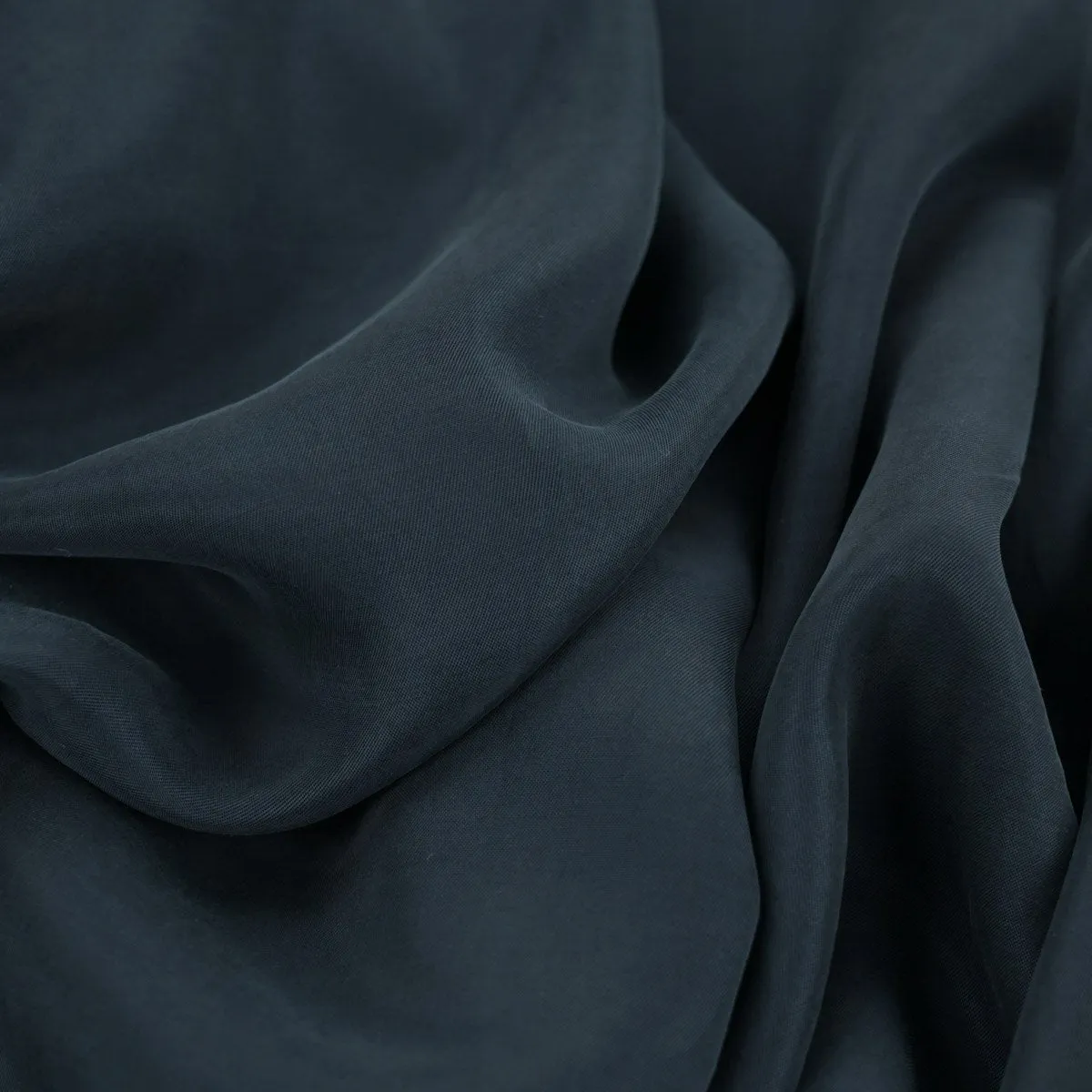 Blue Lyocell Satin Fabric 96663