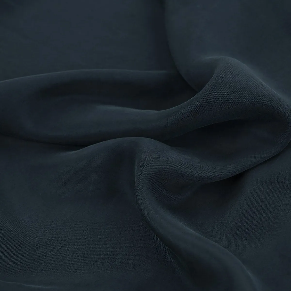 Blue Lyocell Satin Fabric 96663