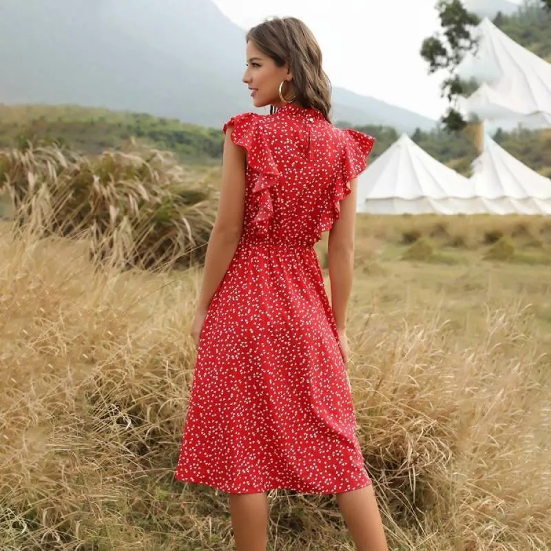 Boho Dress - Flowing Chiffon