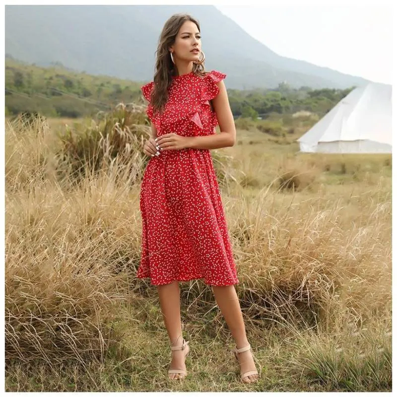 Boho Dress - Flowing Chiffon