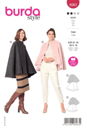 Burda 6063 Misses' Jacket
