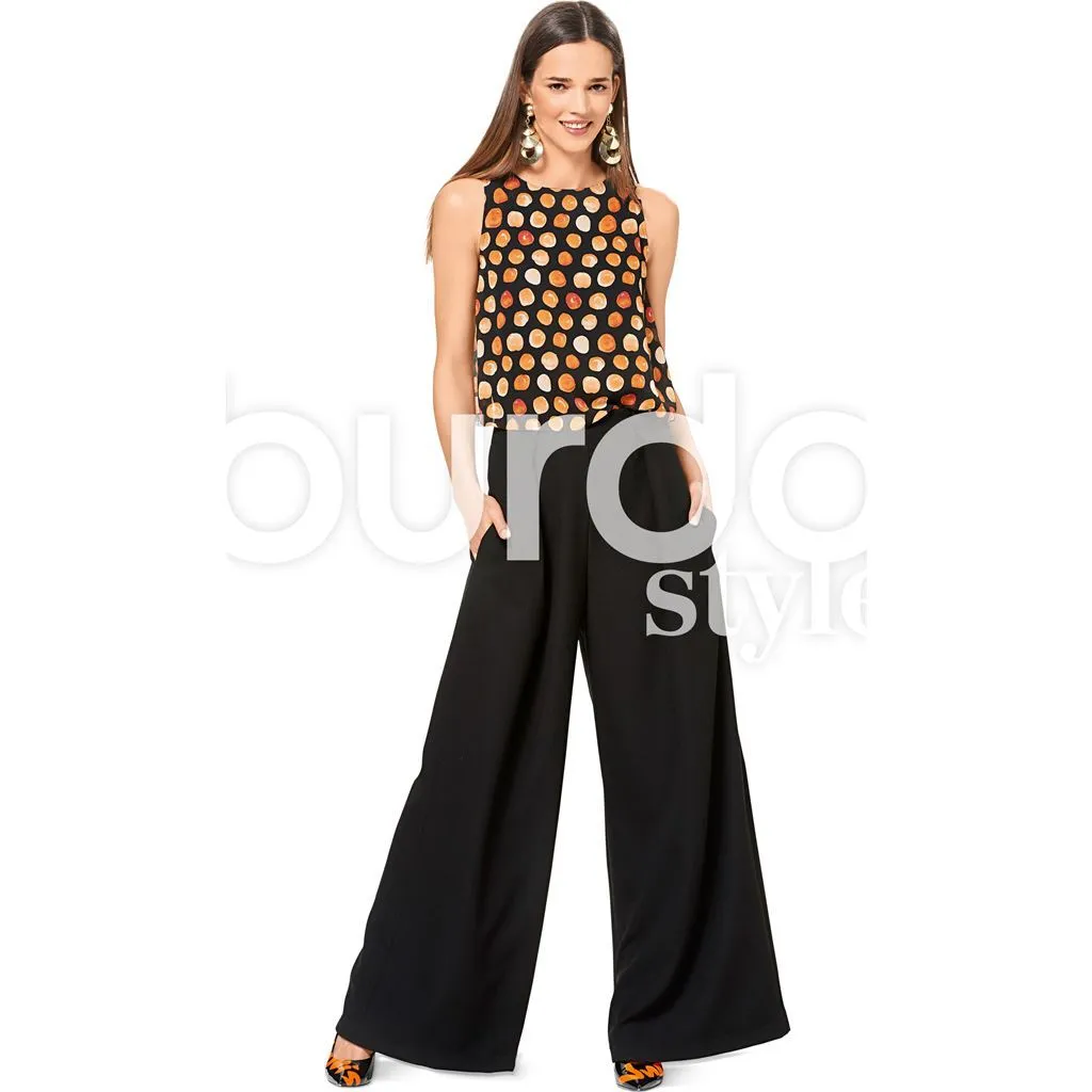 Burda Style Pattern B6544 Misses' Pants