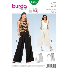 Burda Style Pattern B6544 Misses' Pants