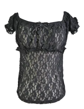 Burleska Women's Gothic Gypsy Peasant Pirate Corset Top Octoberfest