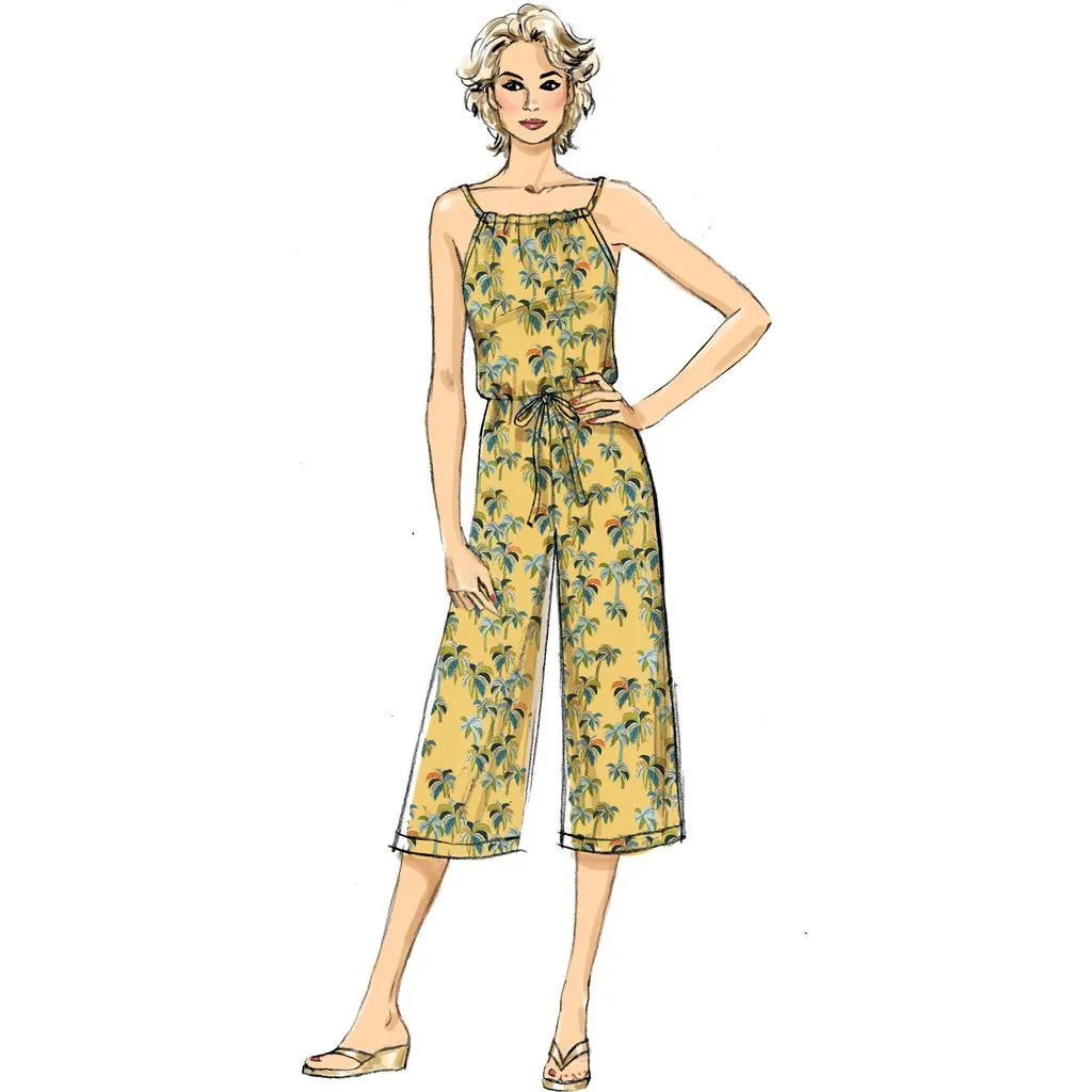 Butterick Pattern B6566 Misses' / Misses' Petite Dress,Romper, Jumpsuit and Sash