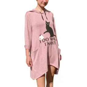Casual Print Cat T-Shirt
