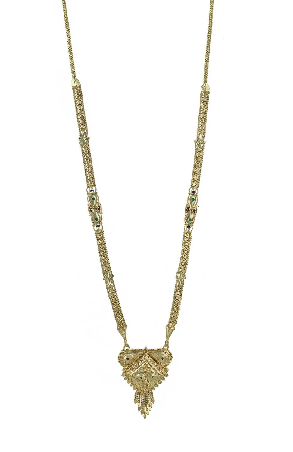 Classic Gold Mangalsutra: Flowing Tradition