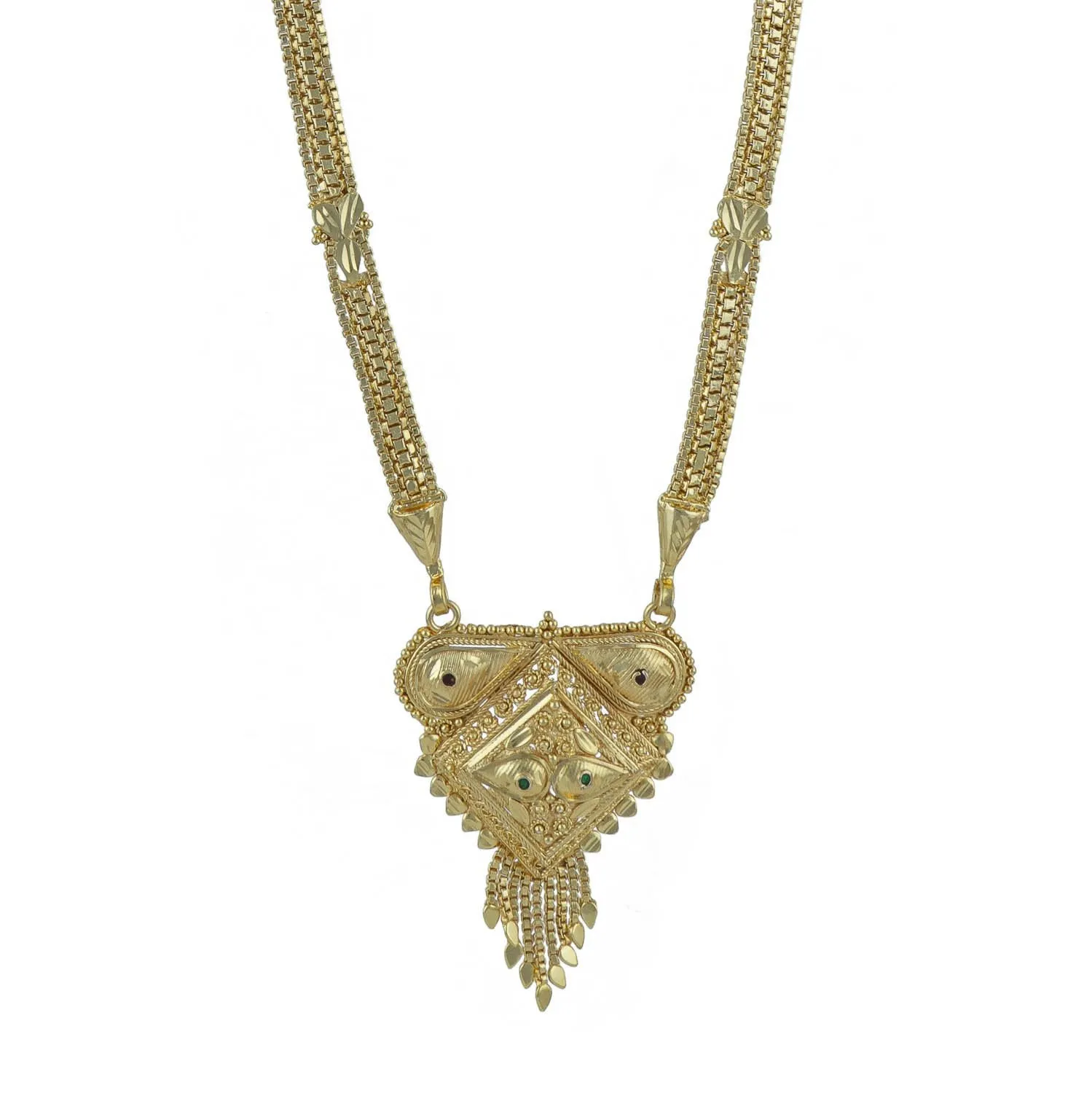 Classic Gold Mangalsutra: Flowing Tradition