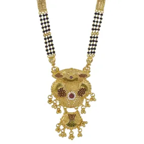 Classic Gold Mangalsutra with Flowing Beads