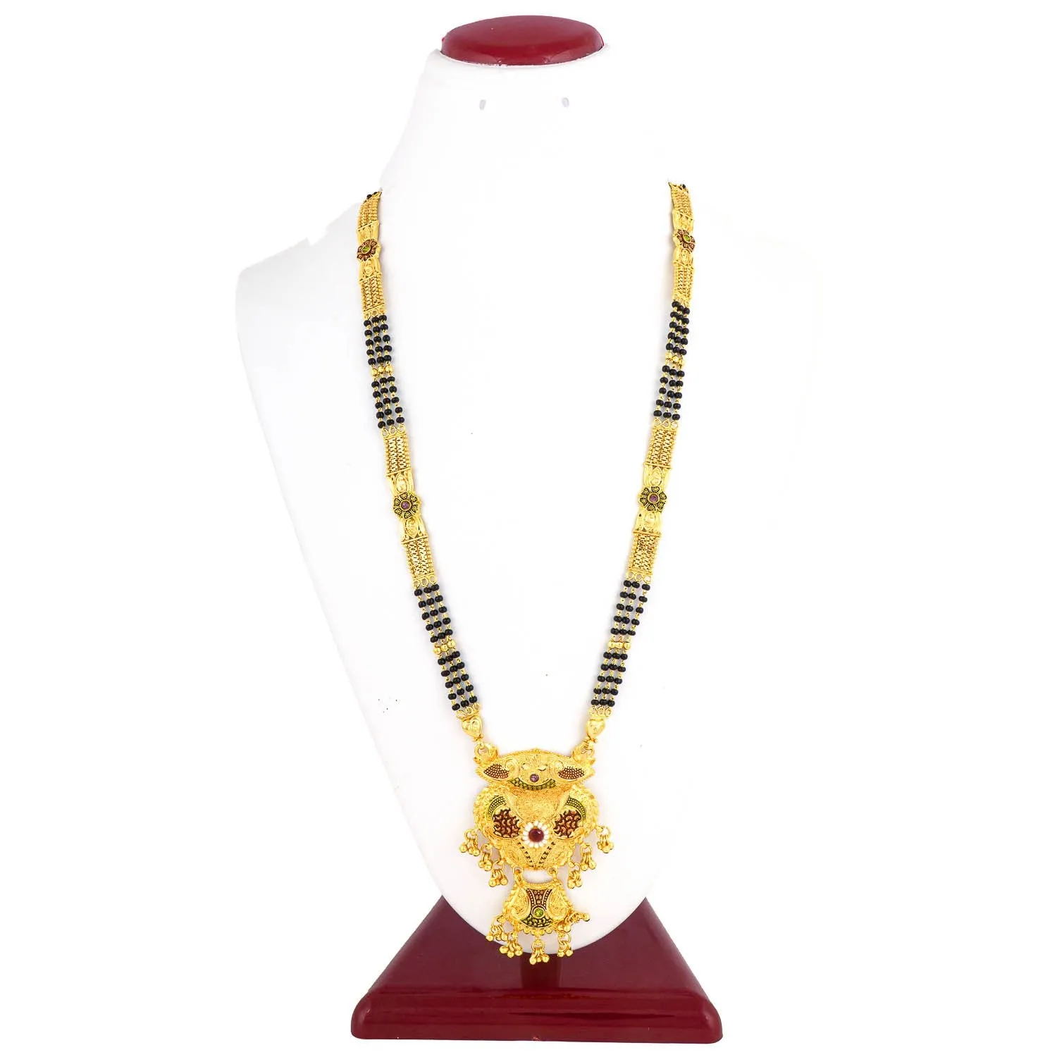 Classic Gold Mangalsutra with Flowing Beads