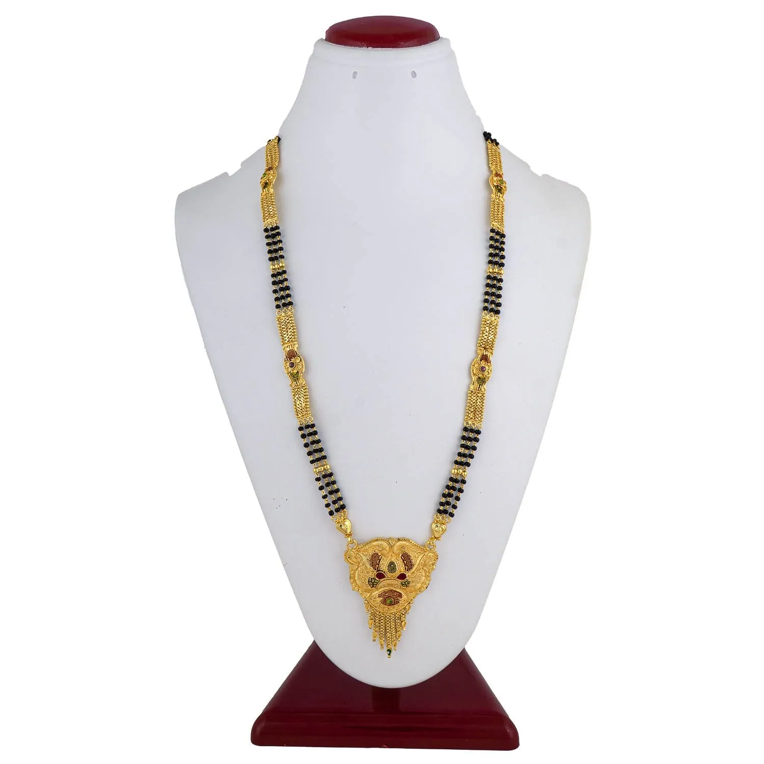 Classic Mangalsutra: Golden Flowing Grace