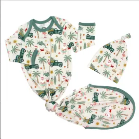 Coastal Christmas Infant Gown Set