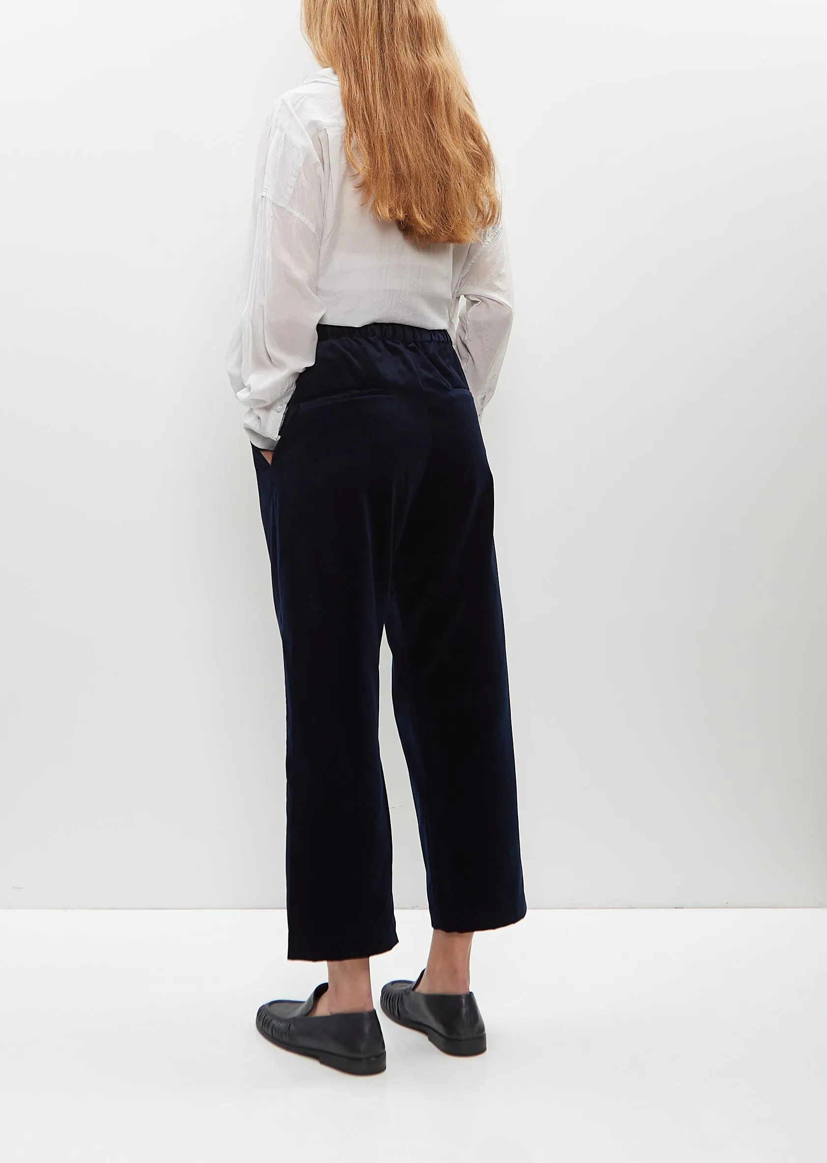 Cotton Velvet Easy Trousers