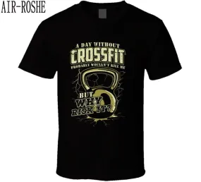 Crossfit Training T-shirt Kettlebell Train Gym Tee Funny Cool Casual pride t shirt men Unisex New Fashion tshirt free