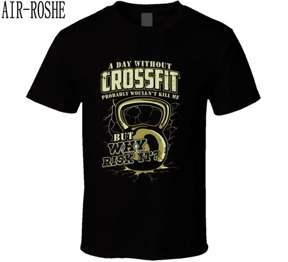 Crossfit Training T-shirt Kettlebell Train Gym Tee Funny Cool Casual pride t shirt men Unisex New Fashion tshirt free
