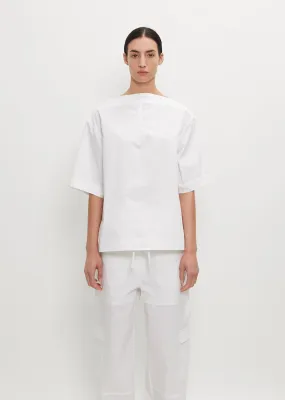 Dart-Neck Cotton Top
