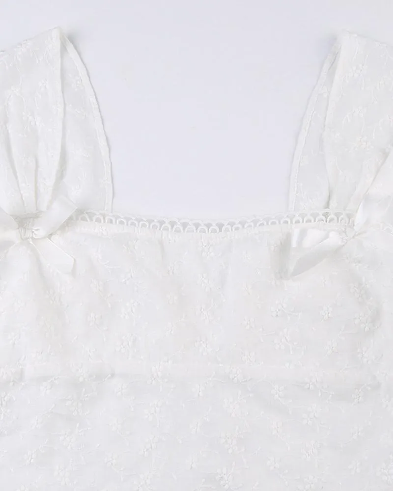 Ditsy Pattern Cute Cami Top