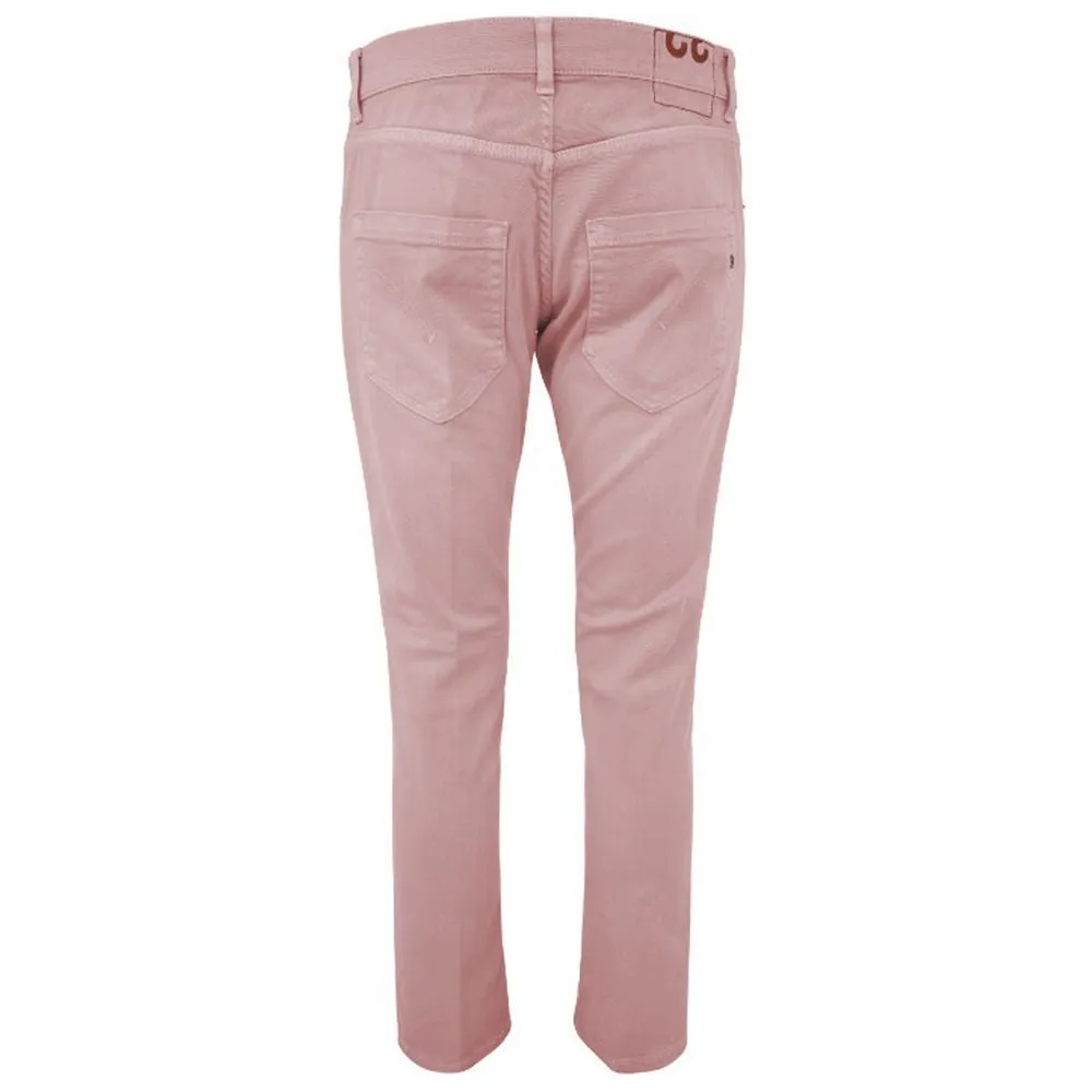 Dondup Chic Pink Stretch Cotton Trousers