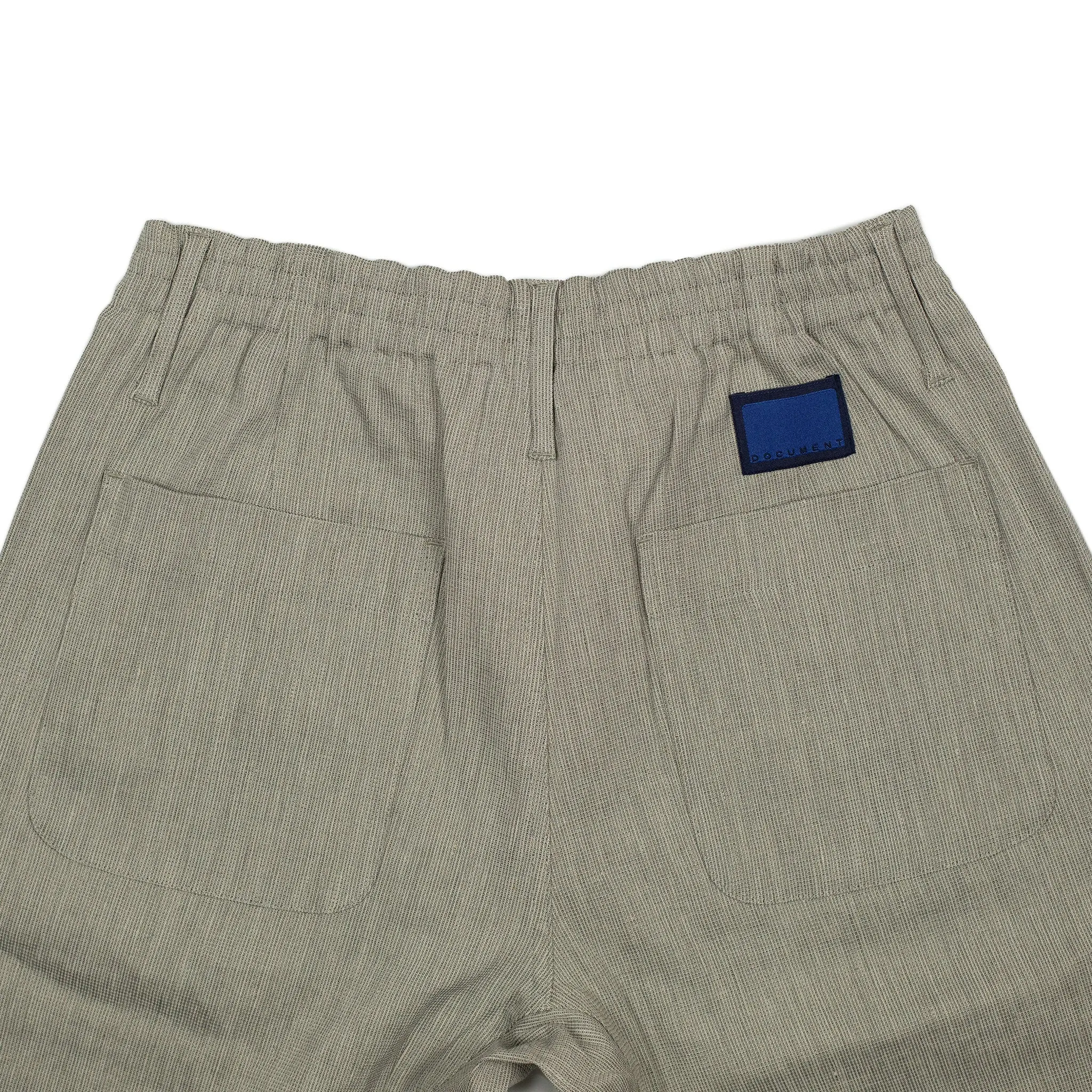 Easy pants in grey birdseye linen viscose