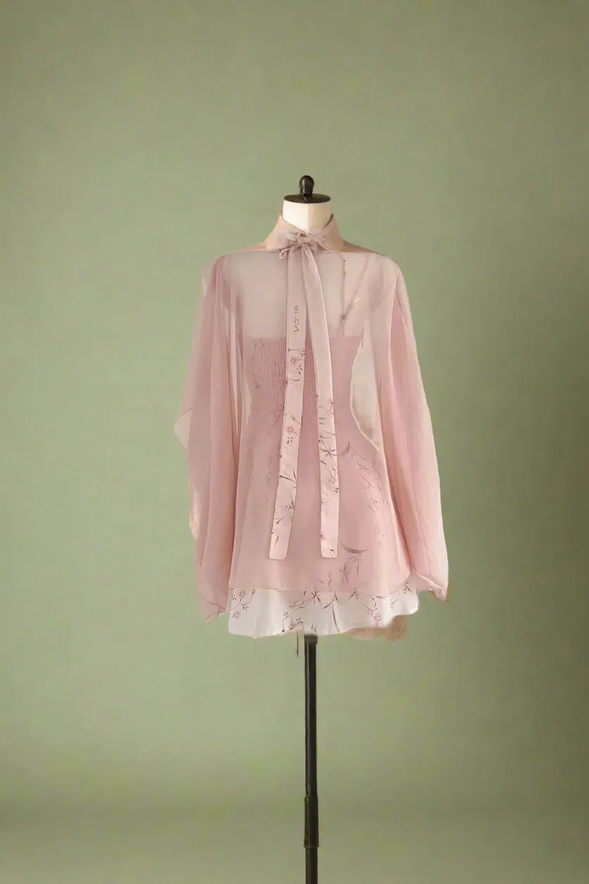 Fairycore Flowing Chiffon Dress Set