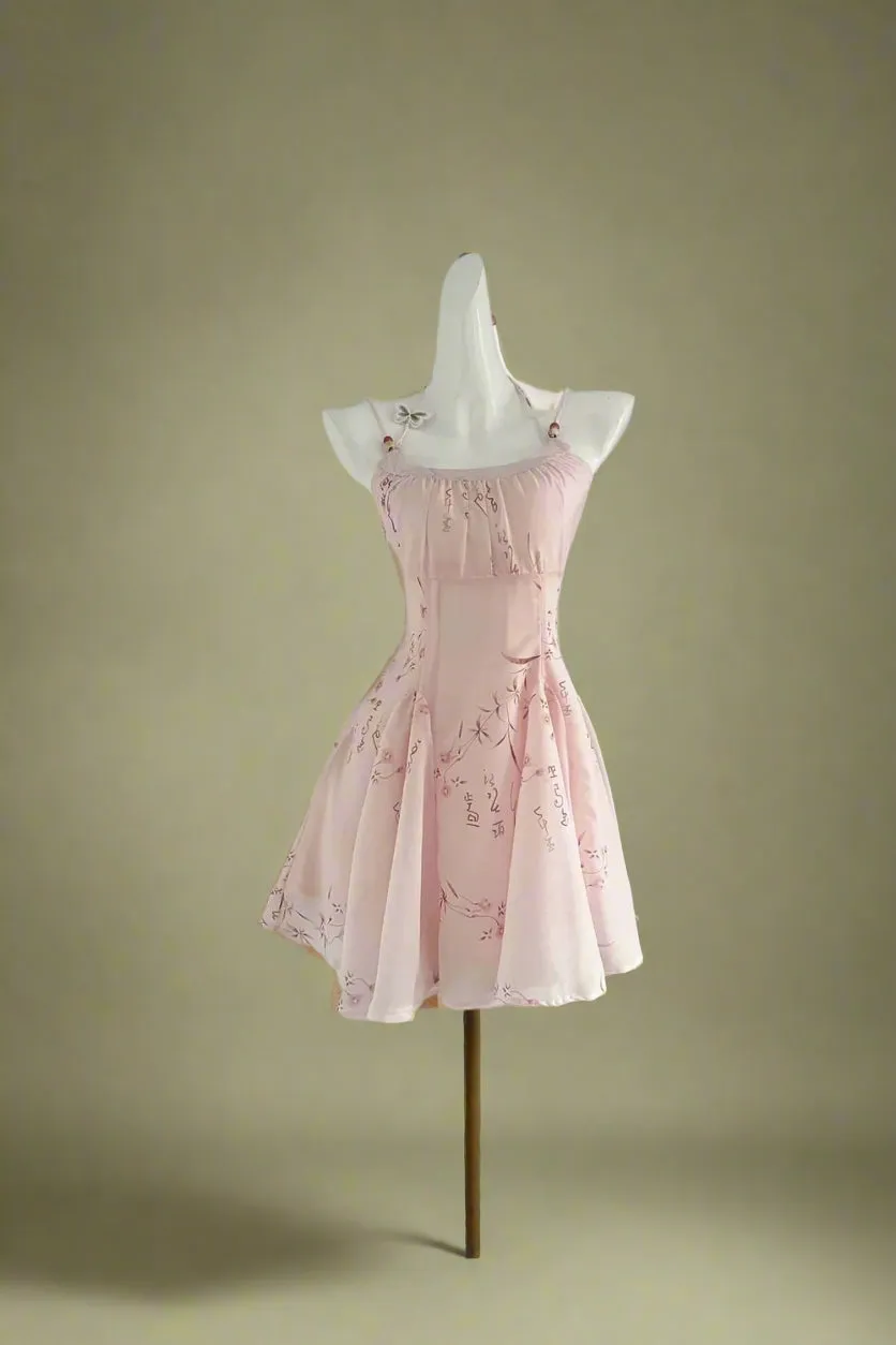 Fairycore Flowing Chiffon Dress Set