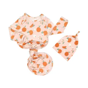 Freshly Squeezed Bamboo Baby Gown Set