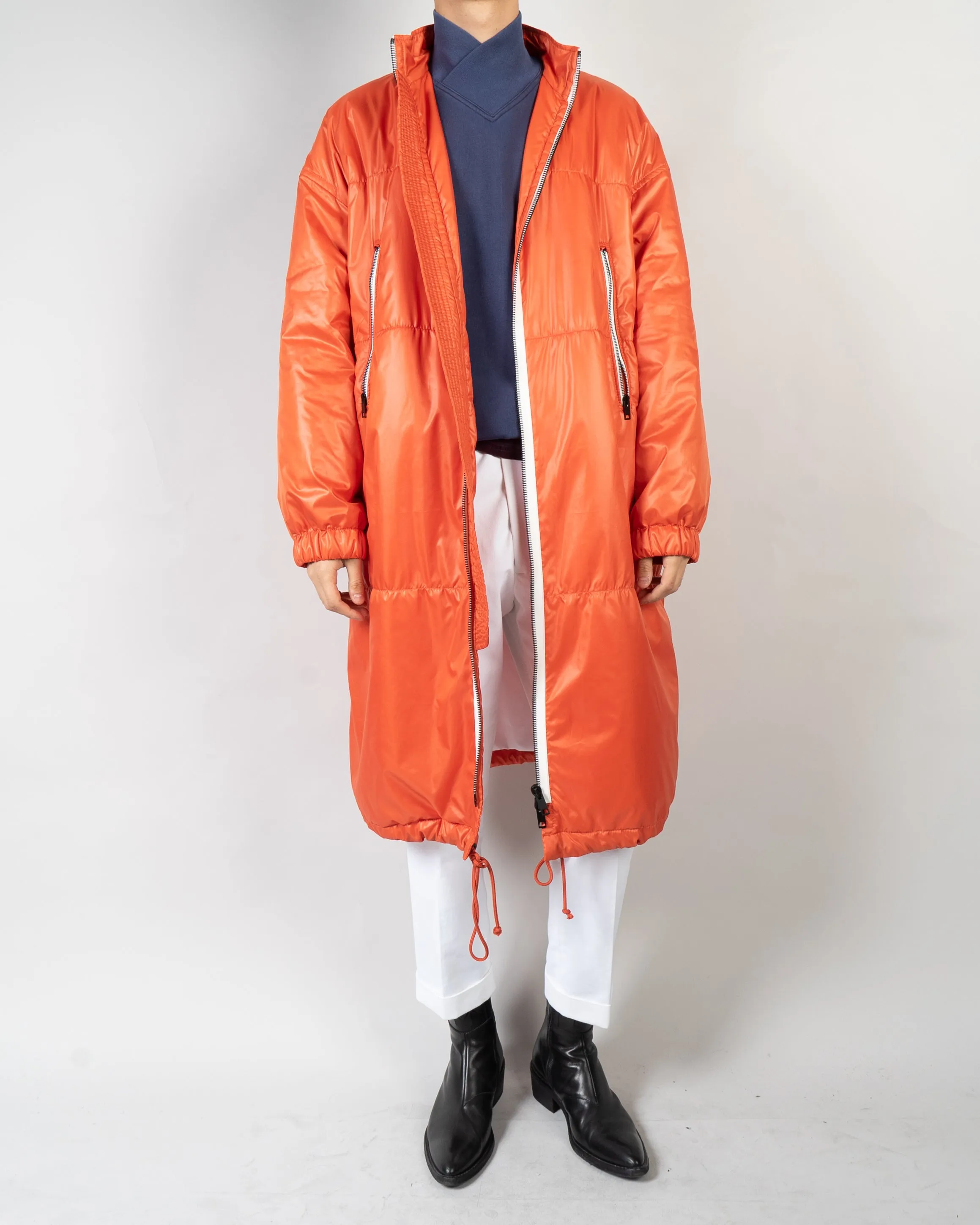 FW19 Commander Orange Hooded Parka
