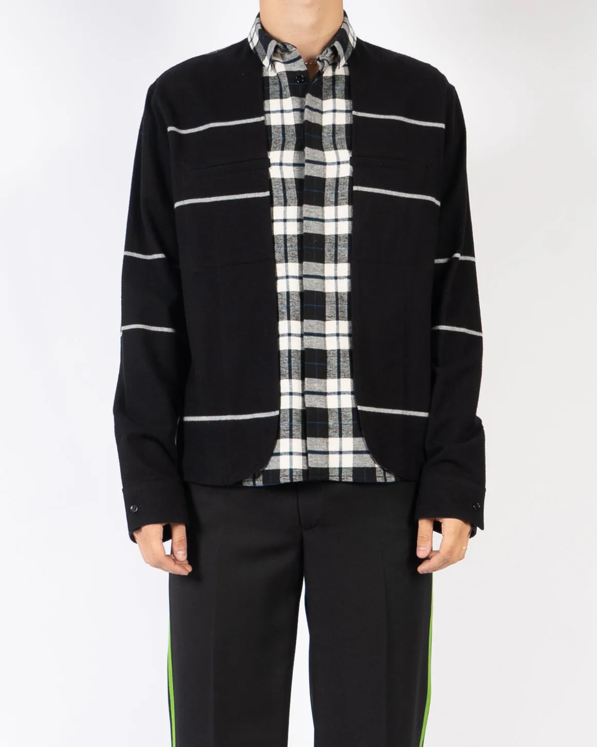 FW19 Machoi Dual Fabric Workwear Shirt