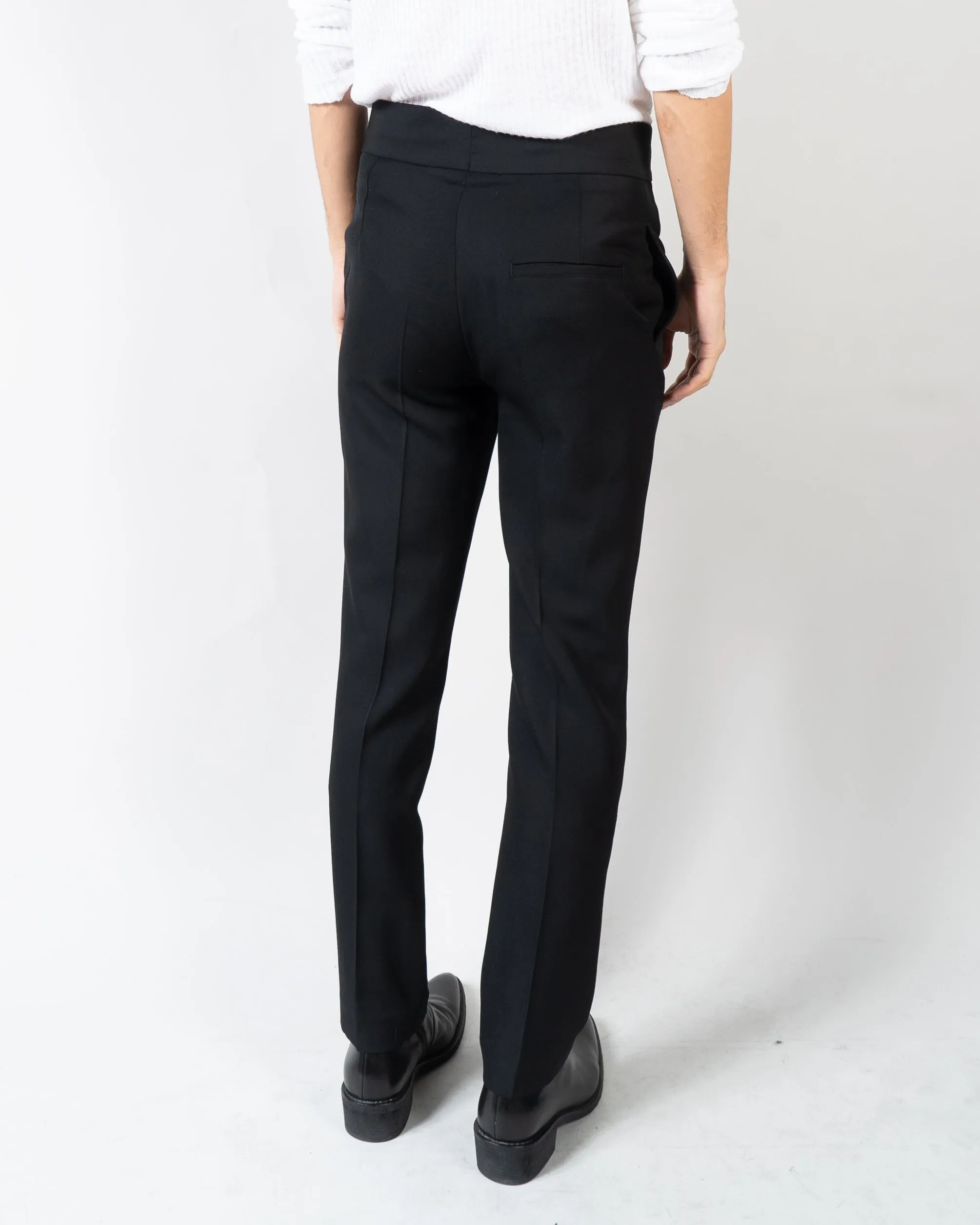 FW19 Miles Black Highwaist Trousers Sample