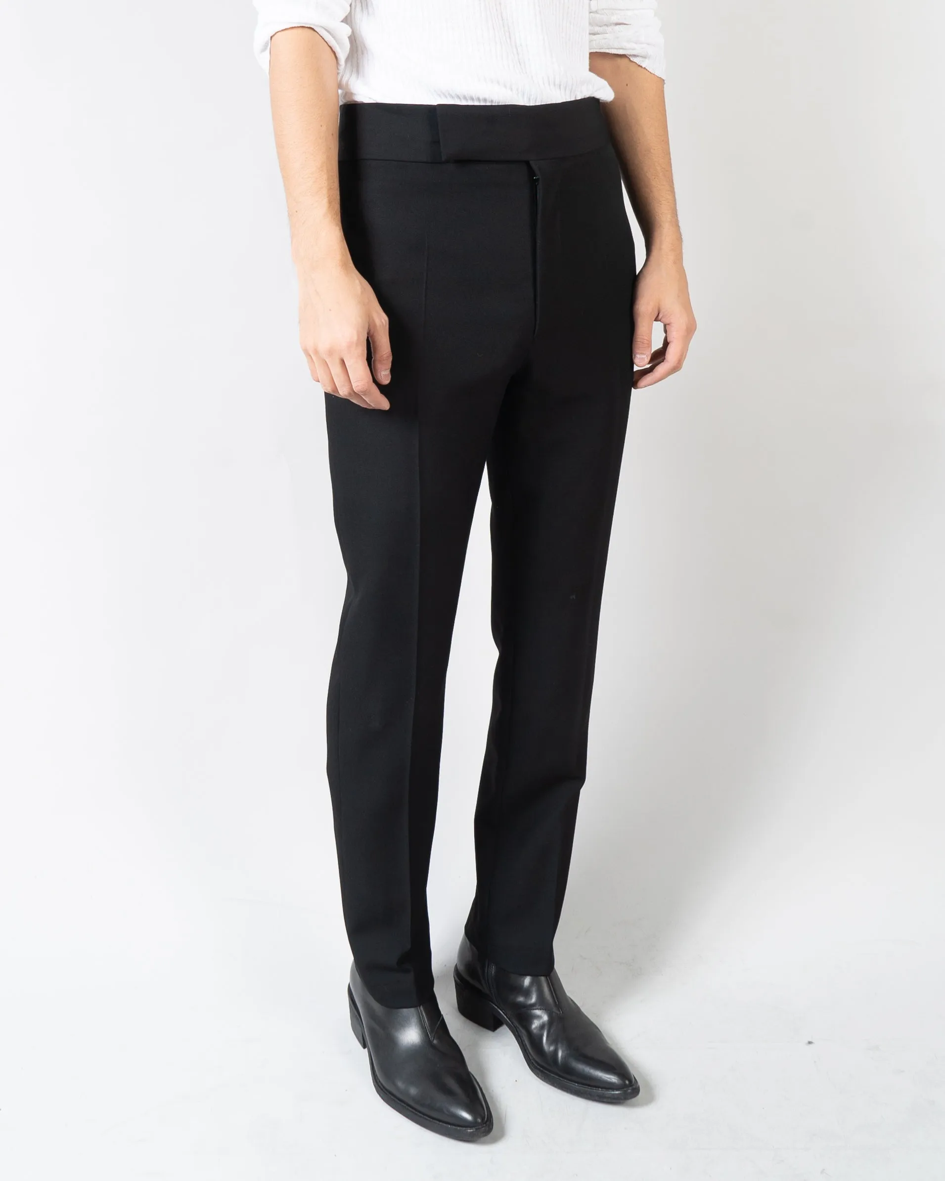 FW19 Miles Black Highwaist Trousers Sample