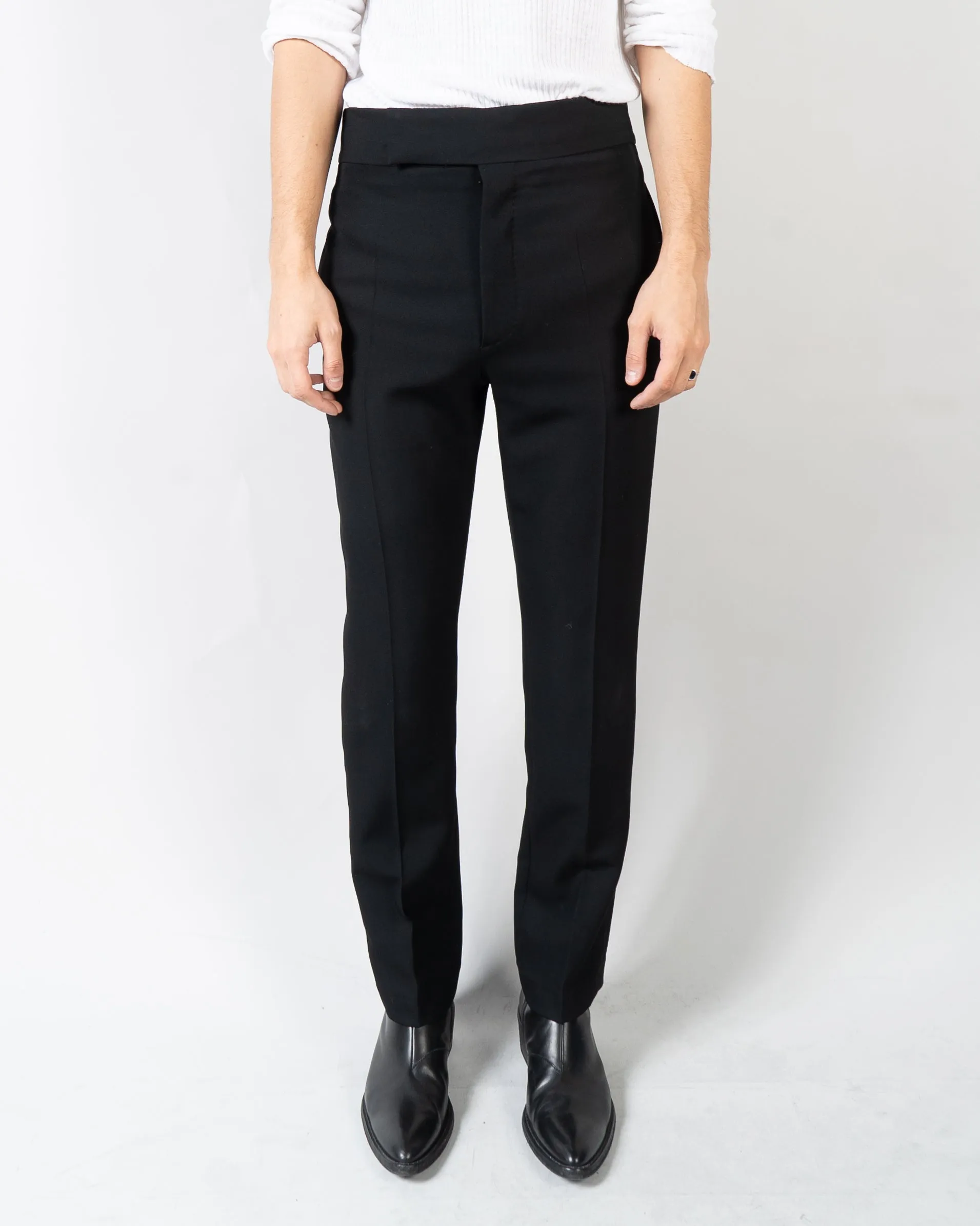 FW19 Miles Black Highwaist Trousers Sample