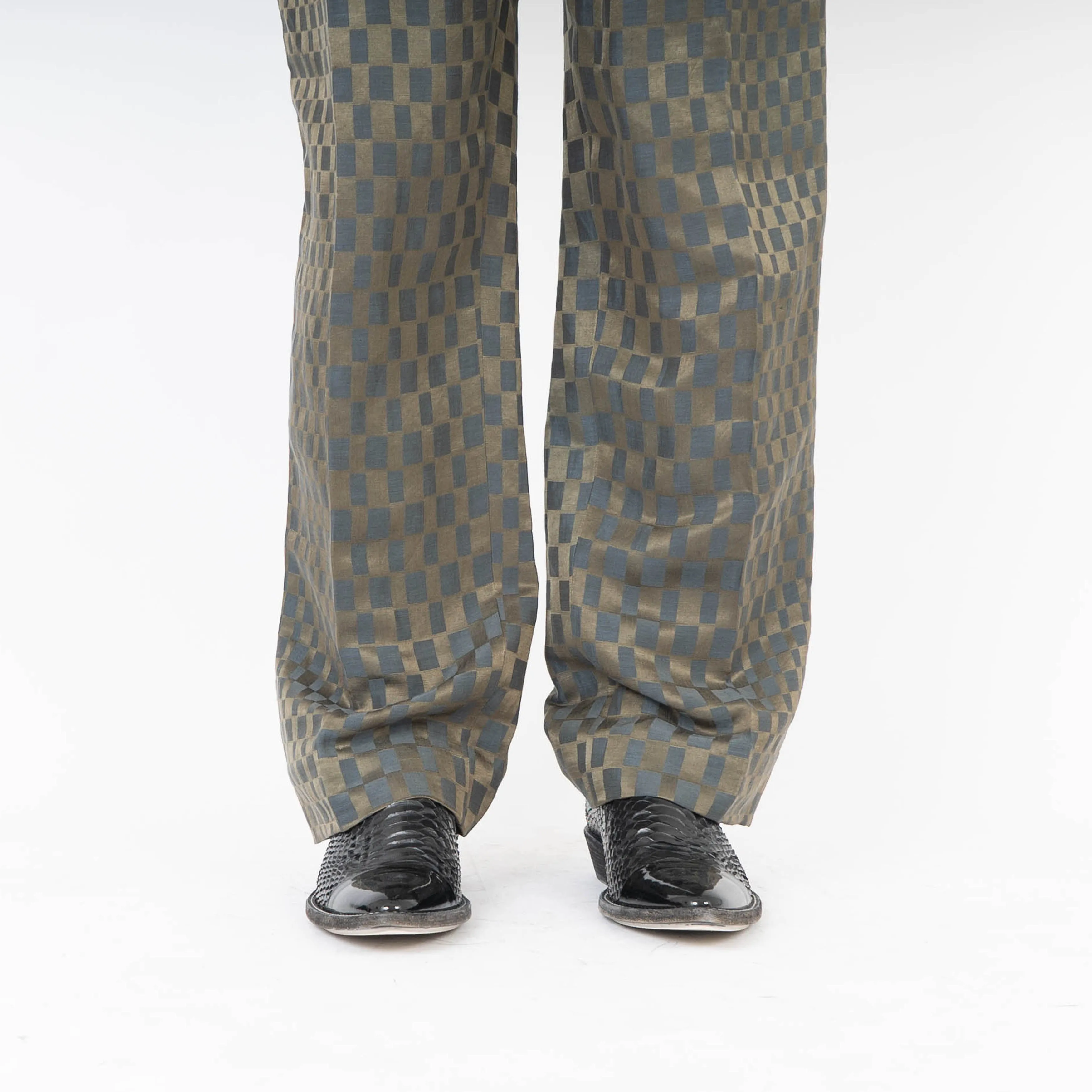 FW19 Python Loafer with Patent Toe-Cap
