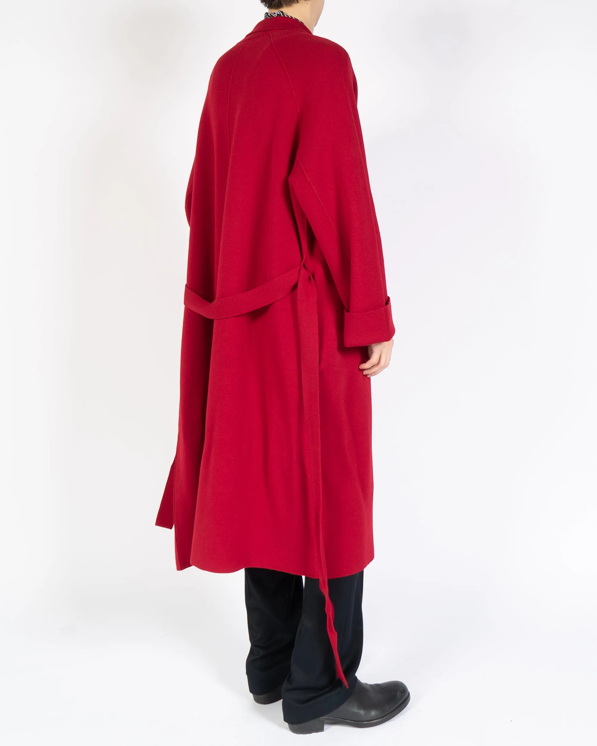FW19 Red Cashmere Lounge Coat