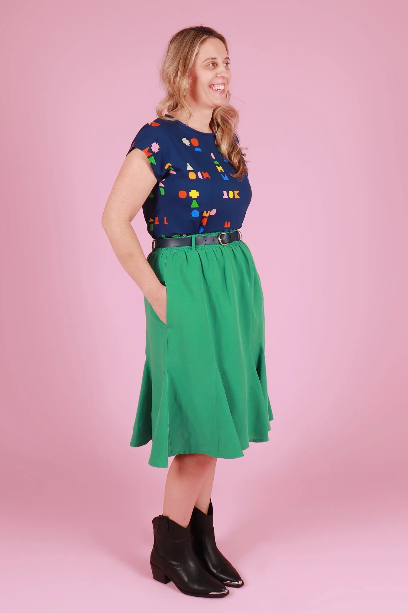 Gillian Skirt Green Emerald