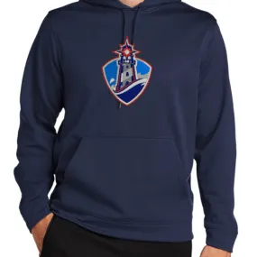 Islanders Navy Blue Sport Tek Wick Fleeced Hoodie