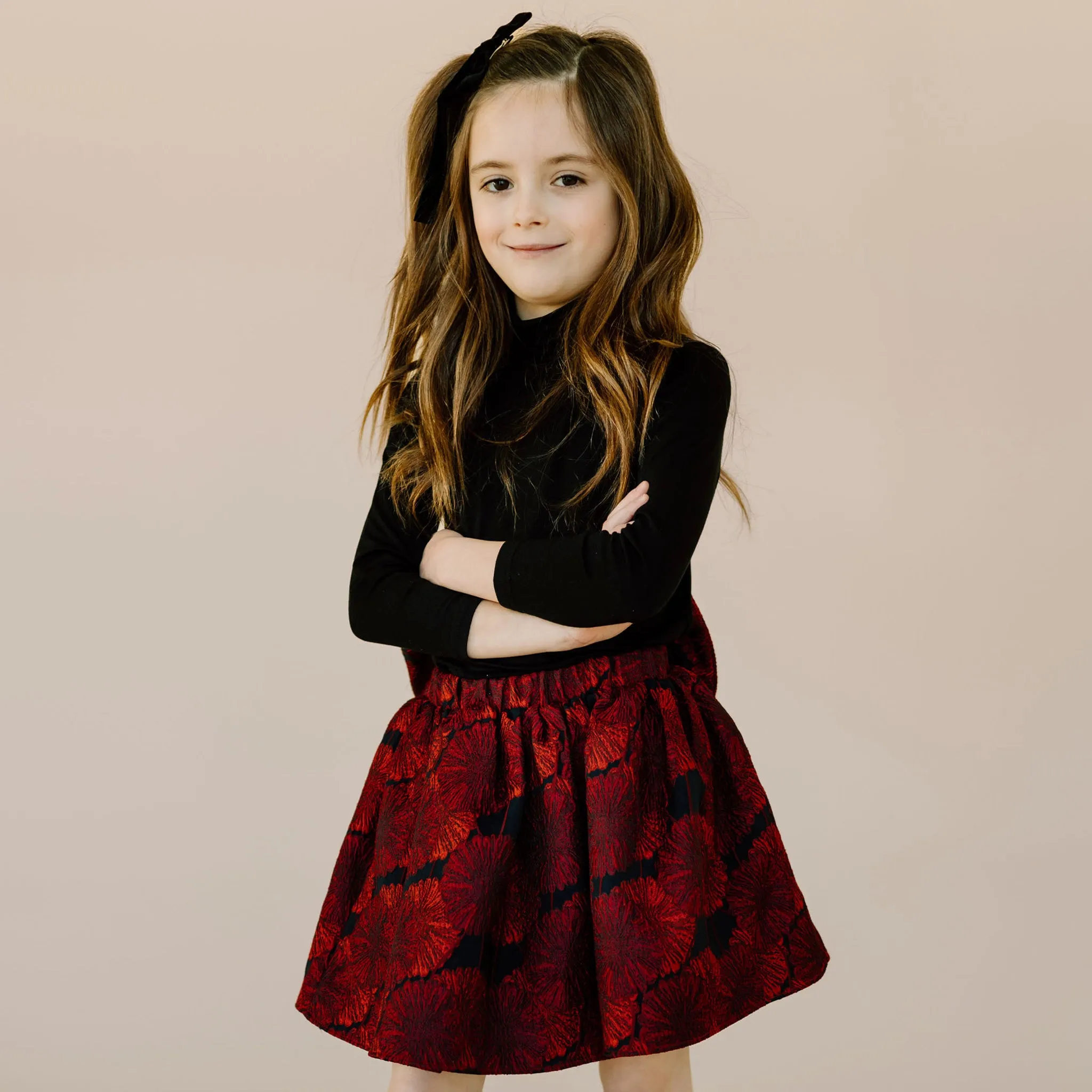 Jacard Balloon Skirt