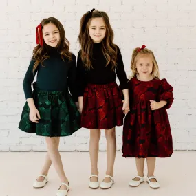 Jacard Balloon Skirt