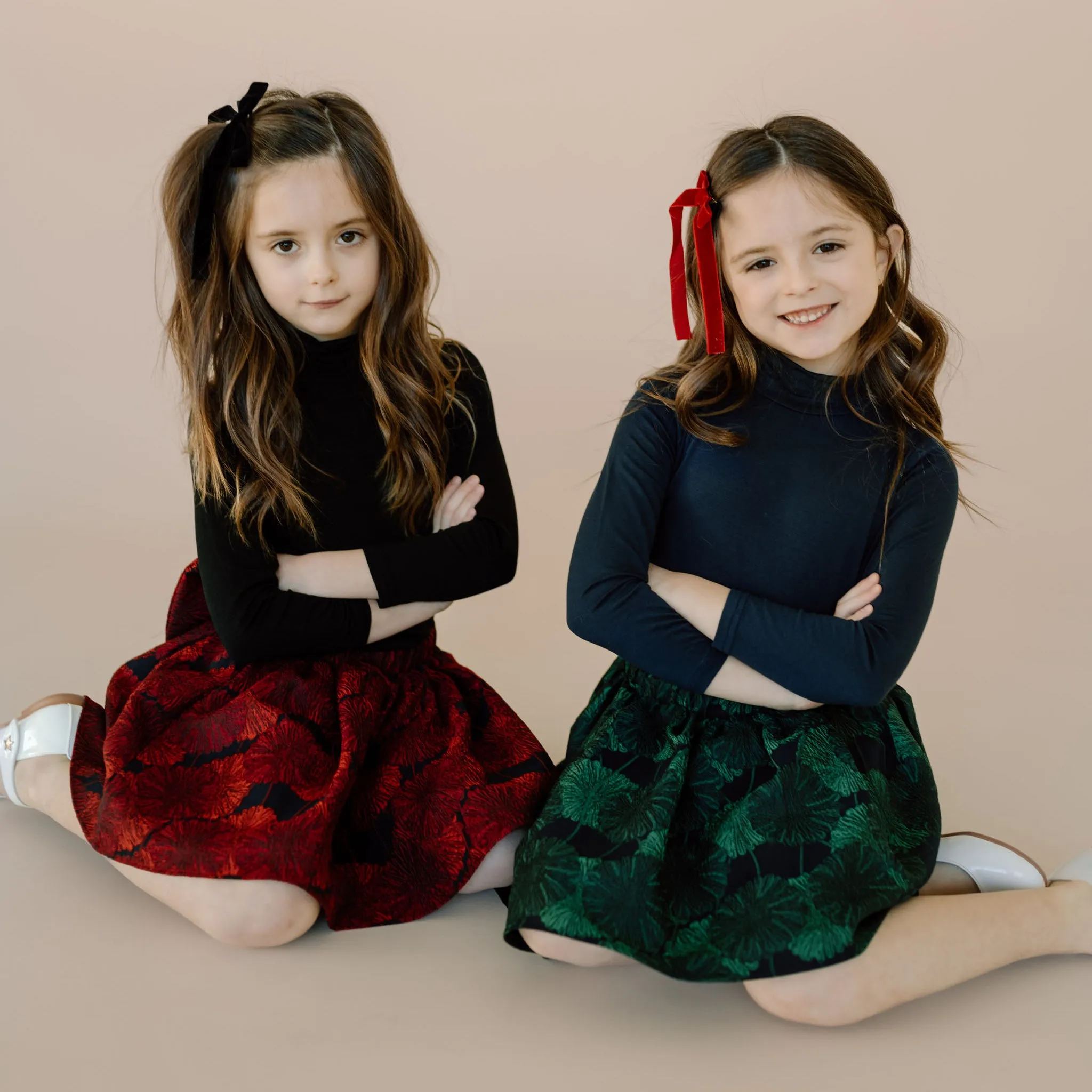 Jacard Balloon Skirt