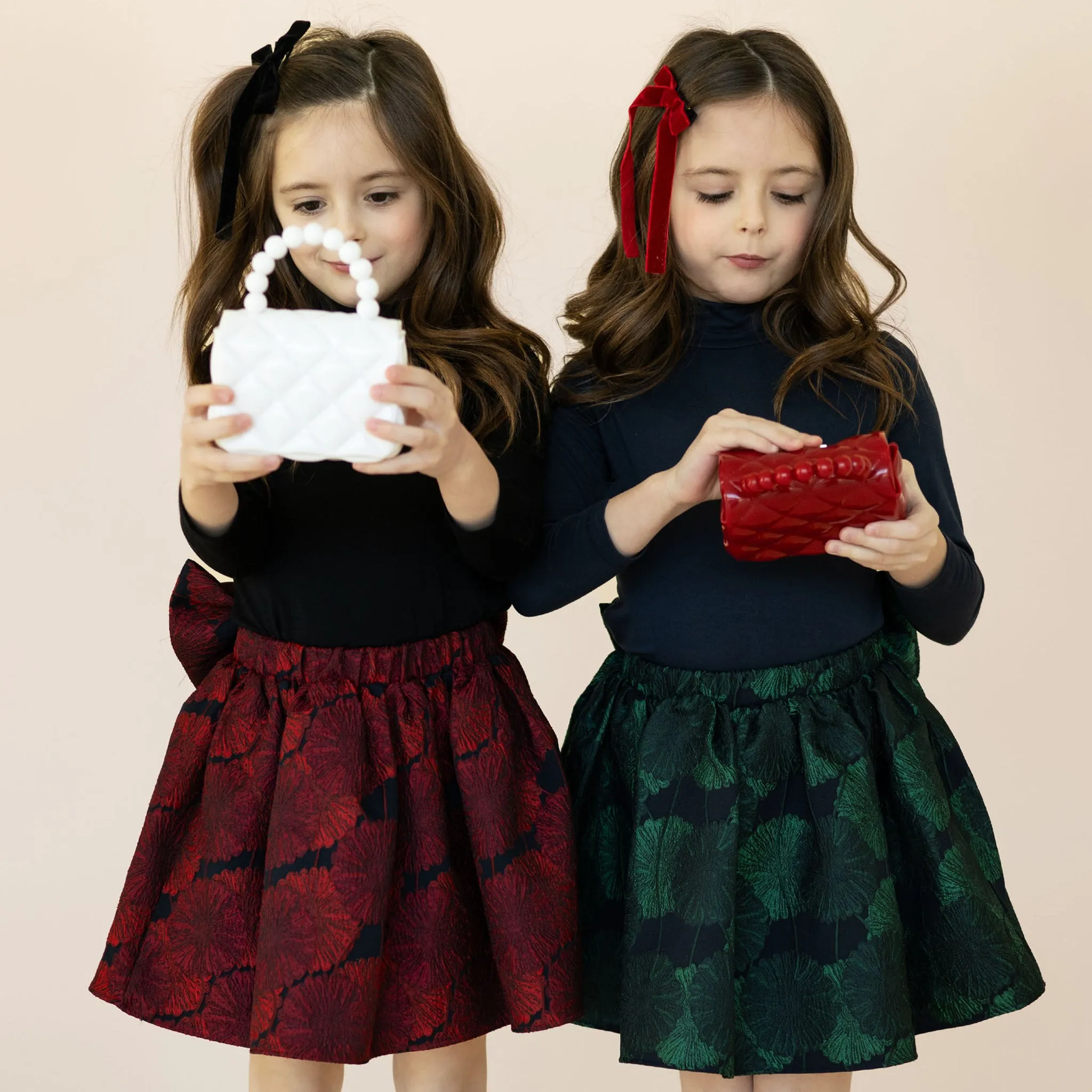 Jacard Balloon Skirt