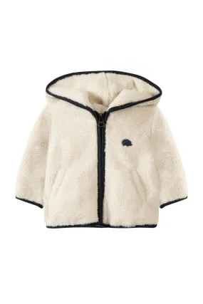 Jacket - Beige faux fur