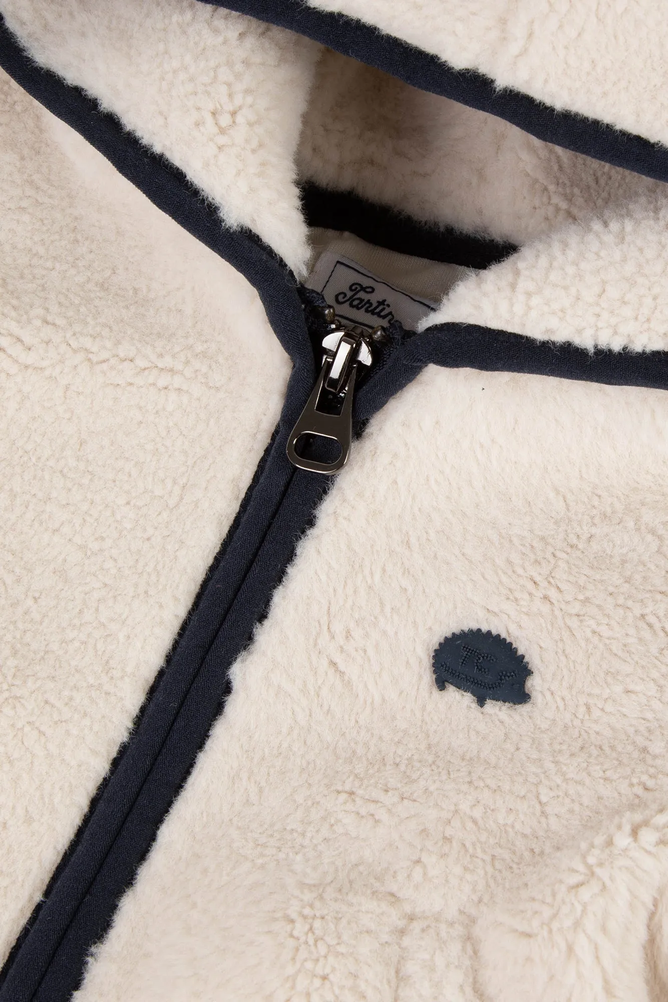 Jacket - Beige faux fur