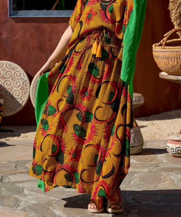 Kitenge Pattern Versatile Skirt