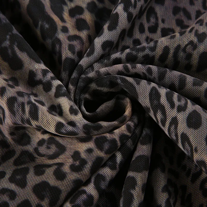 Leona Leopard Lace Skirt