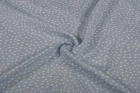Light Blue Printed Crepe Fabric