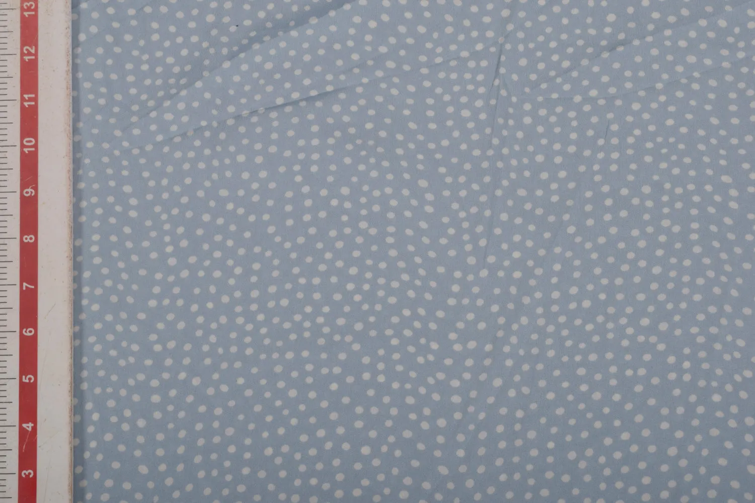 Light Blue Printed Crepe Fabric